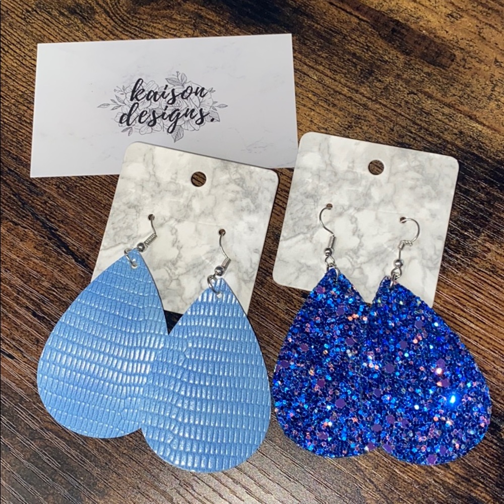 Tear drop earrings!